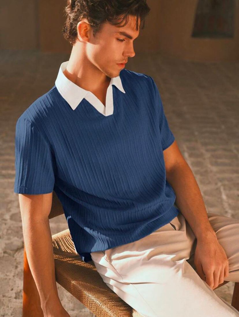 Wave Navy Polo 3
