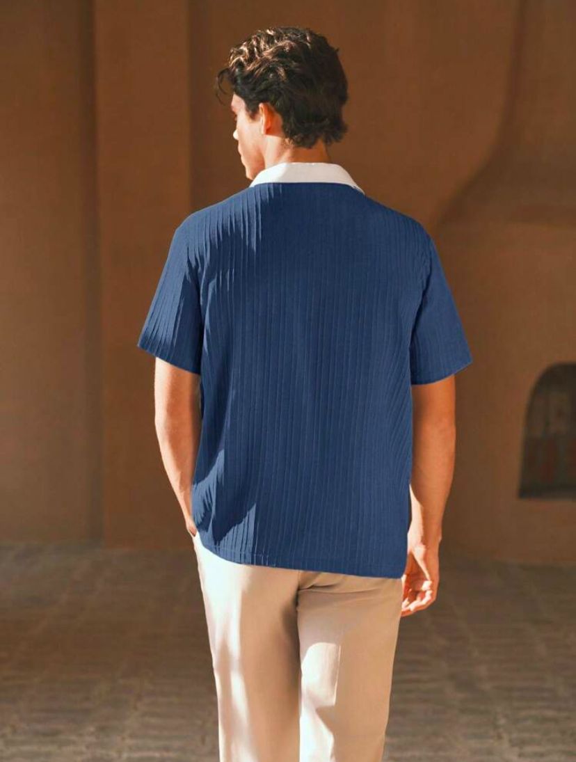 Wave Navy Polo 4